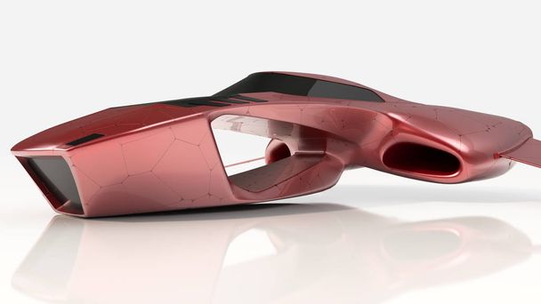 Concetto Hover Car Pro Tecnologia futuro
 - Foto, immagini