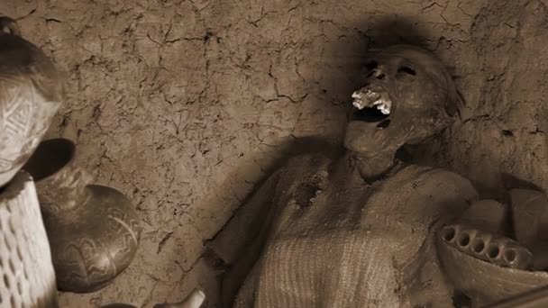 Mummie van de Altiplano, in Bolivia, Zuid-Amerika. - Video