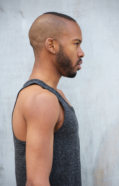 Portrait of an african american male model - Photo, Image