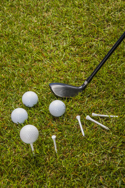 Professional golf stuff with grass - Fotó, kép