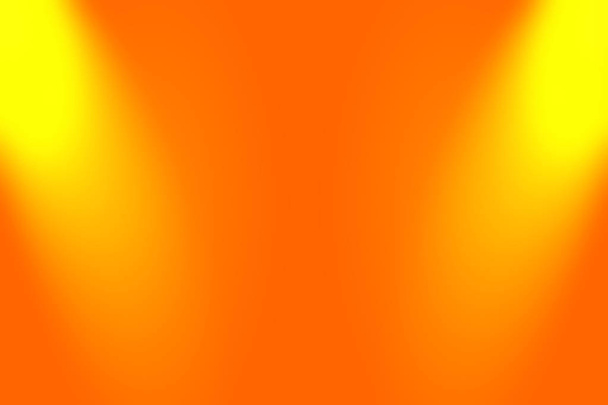 Résumé lisse Orange conception de mise en page d'arrière-plan, studio, salle, modèle Web, Rapport d'entreprise avec la couleur de dégradé de cercle lisse - Photo, image