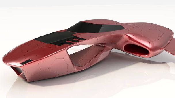 Conceito Hover Car Pro Tecnologia futuro
 - Foto, Imagem