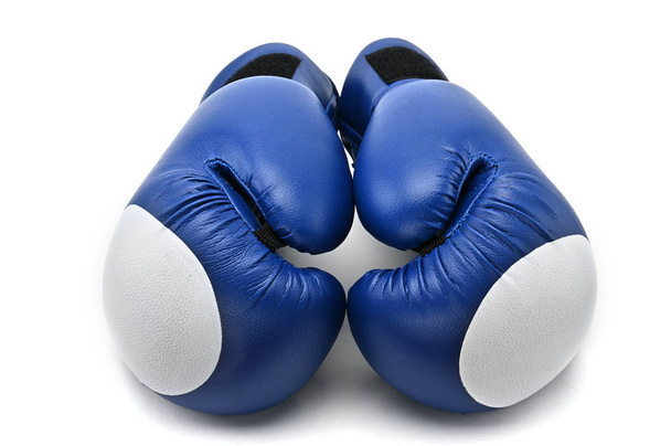 Boxing gloves on a white background.Mitt - Photo, Image