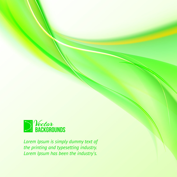 Abstract Green Background - Vector, Image