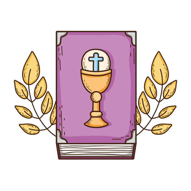 Szent Biblia könyv-ikonra - Vektor, kép