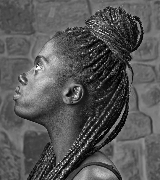 Young black woman studio portrait - Photo, image