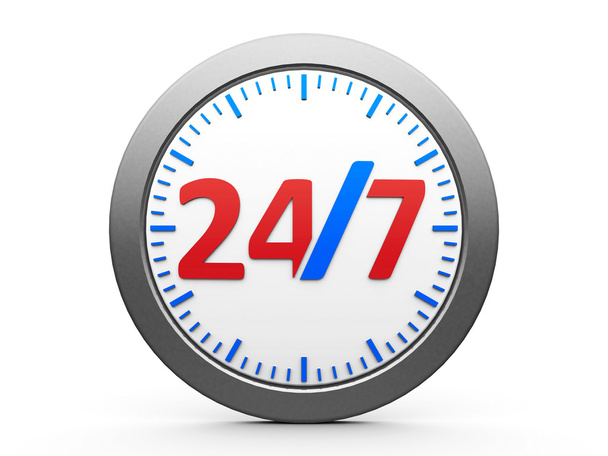 Icono de servicio las 24 horas
 - Foto, imagen
