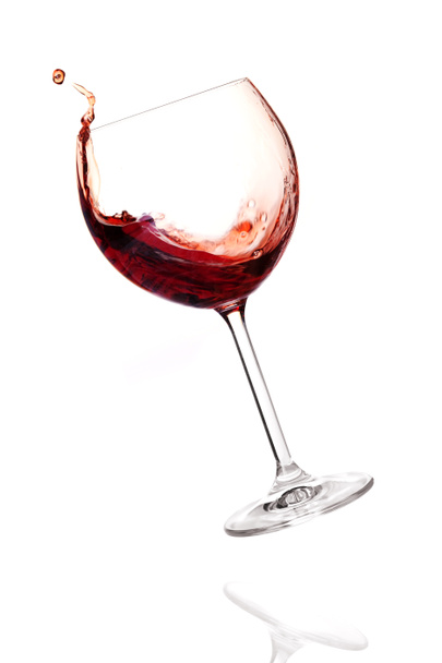 Коллекция вин - Красное вино в падении gl
 - Фото, изображение