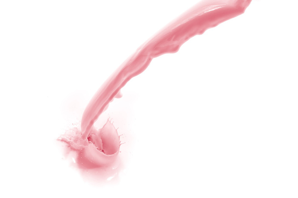 éclaboussure de lait de fraise
 - Photo, image