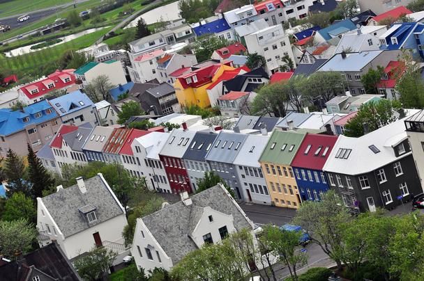 Ισλανδικά-σπίτια στο Ρέικιαβικ - Φωτογραφία, εικόνα