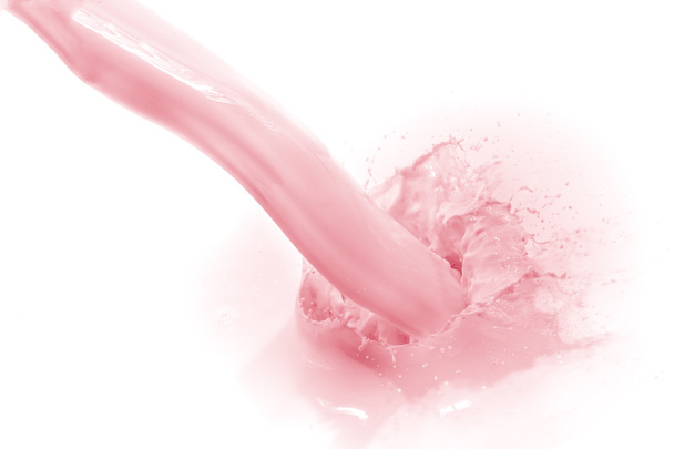 strawberry milk splash - Zdjęcie, obraz