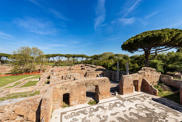 Thermal baths of Neptune in Ostia Antica - Rome Italy - Foto, afbeelding