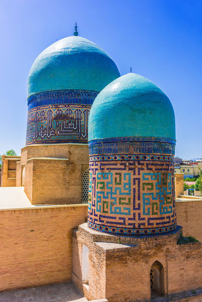Şah-ı Zinda, Semerkant'ta bir nekropol, Özbekistan - Fotoğraf, Görsel