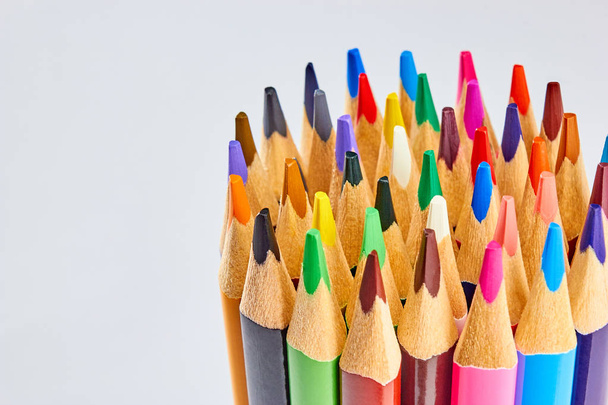 Um conjunto de lápis coloridos - Foto, Imagem