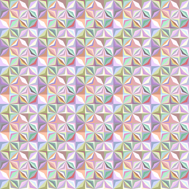 Colorful geometric striped shape mosaic tile pattern background - Vector, Image