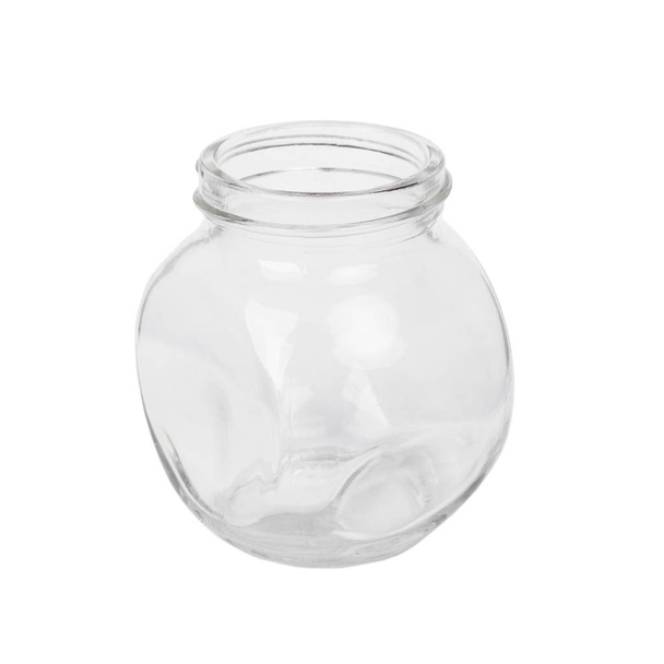 Um pequeno frasco de vidro vazio
 - Foto, Imagem