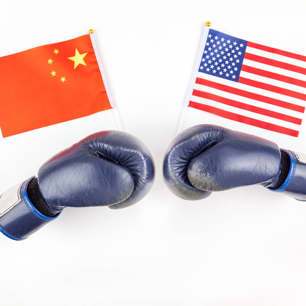 Concept of trade war between USA and China - Photo, Image