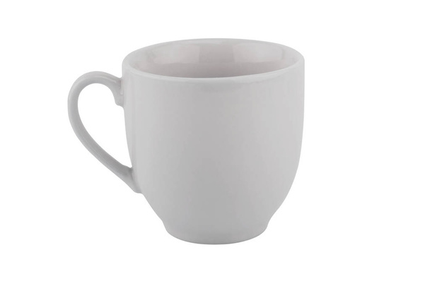 tazza di ceramica bianca isolata su sfondo bianco - Foto, immagini