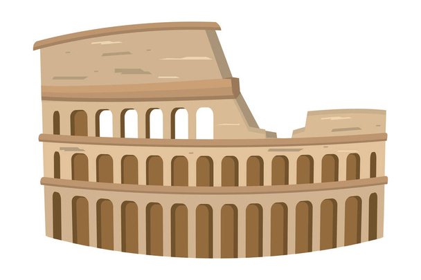 Римський Колізей дизайн
 - Вектор, зображення