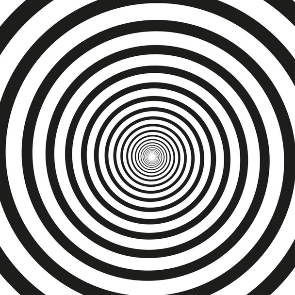 Психоделическая спираль с лучевыми лучами
 - Вектор,изображение