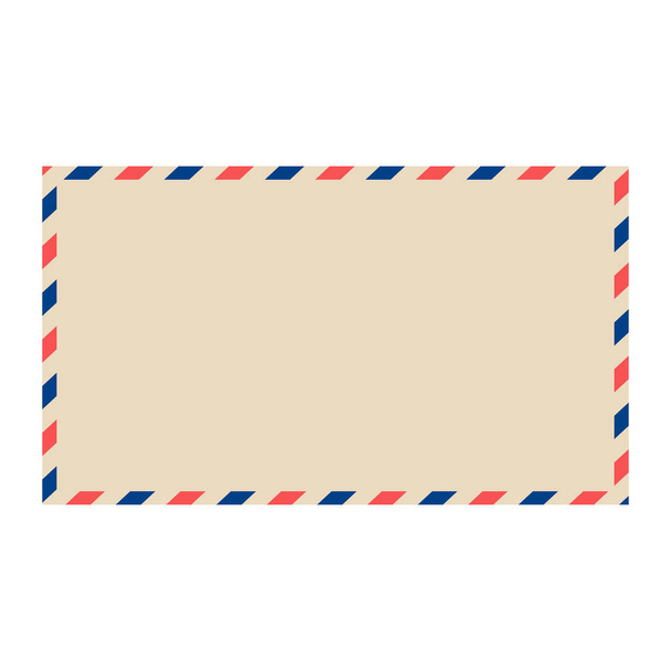 Vector Air mail envelop. Lege post envelop - Vector, afbeelding