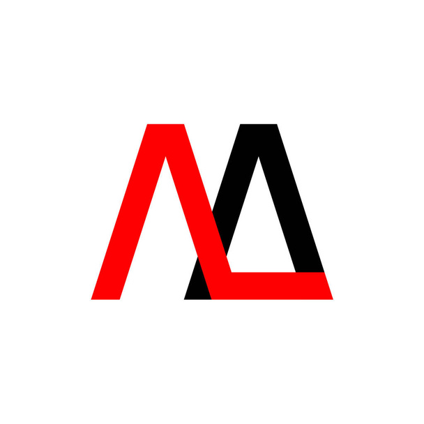 Carta MA logo diseño vector
 - Vector, Imagen