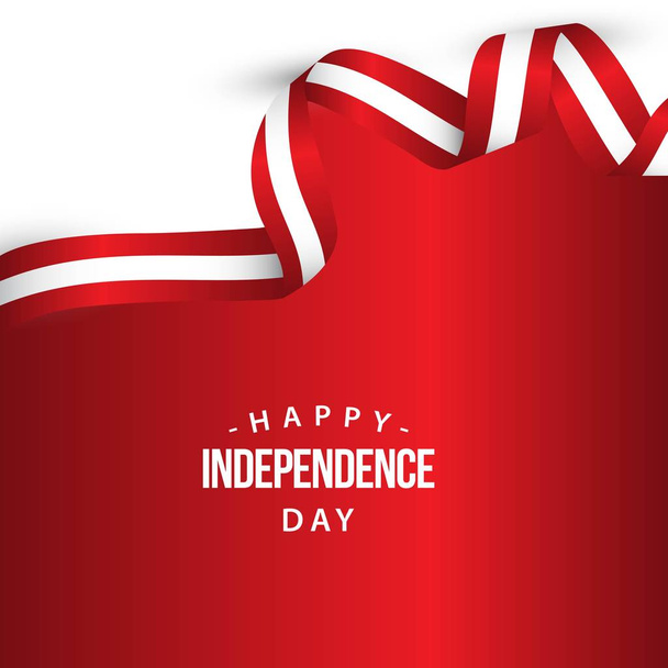 Happy Austria Independence Day Vector Template Design Illustration - Vetor, Imagem