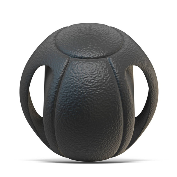Black dual grip medicine ball 3D - Foto, immagini