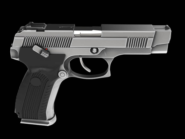 Сучасний тактичний пістолет загартована сталь
 - Фото, зображення