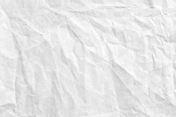 Crumpled white paper texture - Photo, Image