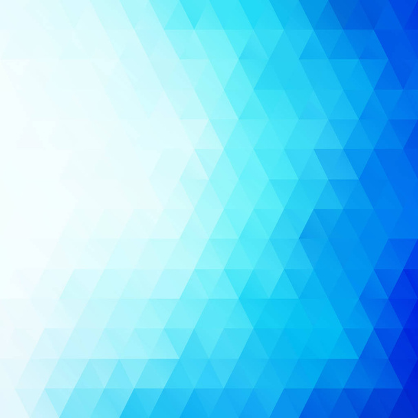 Kék rács mozaik háttér, kreatív tervezési sablonok - Vektor, kép