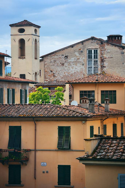 Lucca roof in different style in Italy - Фото, изображение