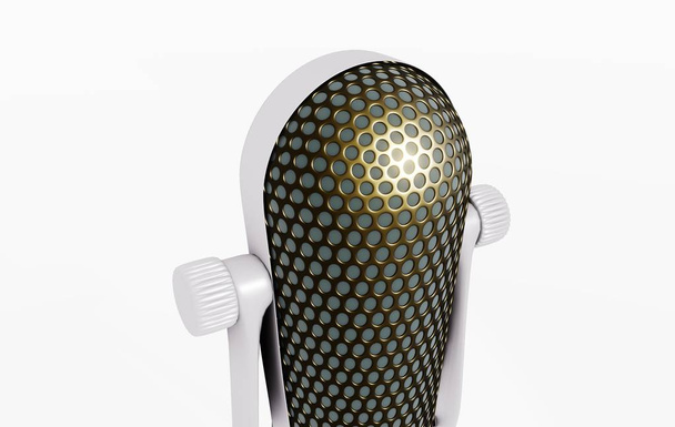3D мікрофон на підставці
 - Фото, зображення