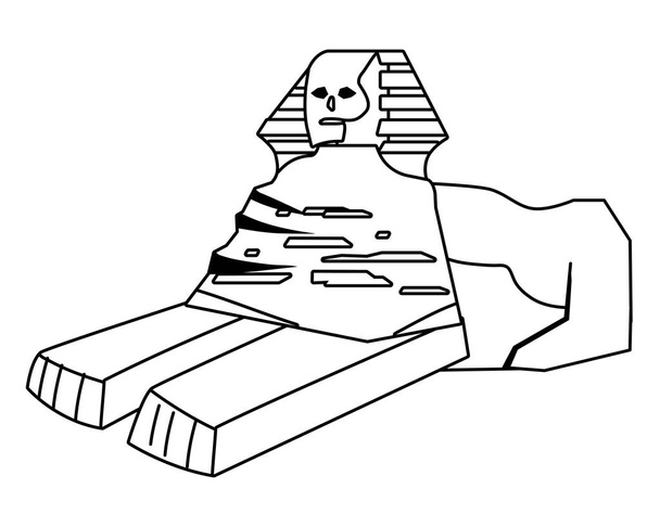 Sfinga z Gízy - Vektor, obrázek