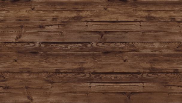 Brown wood texture, top view of wooden table. Dark wall background, texture of old top table, grunge background, seamless - Zdjęcie, obraz