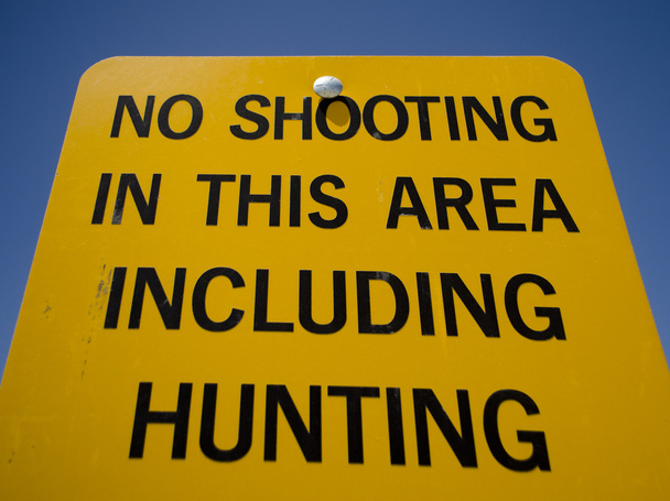 No Shooting Sign - Photo, Image
