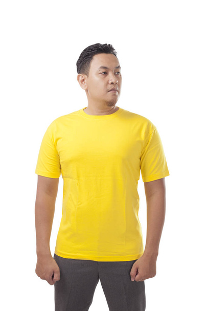 Modèle de conception de chemise jaune
 - Photo, image