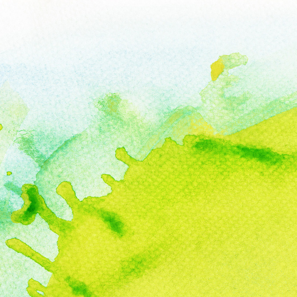 Abstract watercolor background with leaked paint - Photo, Image