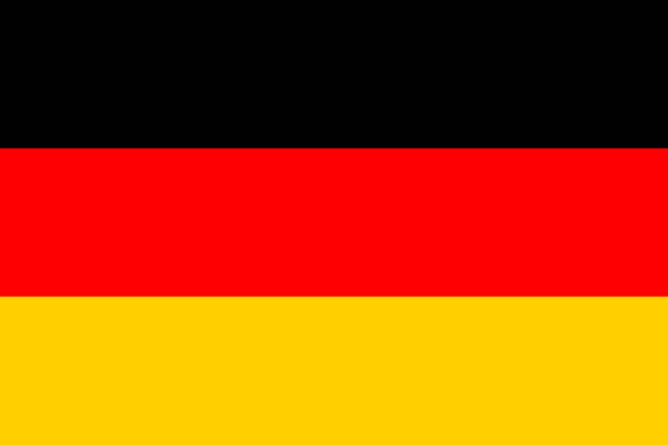 Saksan lippu. Vektorikuvitus. Flagge Deutschlands
 - Vektori, kuva
