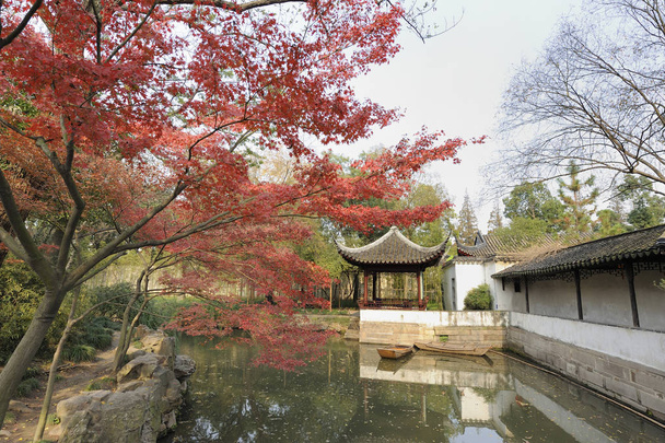 Jardim do administrador humilde, Suzhou, China
 - Foto, Imagem