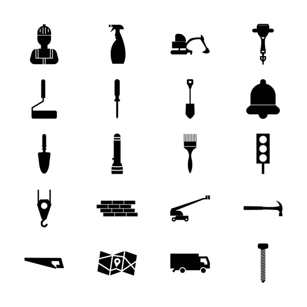 Set of construction icons - Construction sign symbol - Vector - Vector, Image