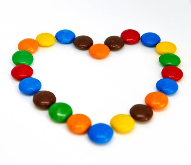 barevné čokoládové kuličky - Fotografie, Obrázek