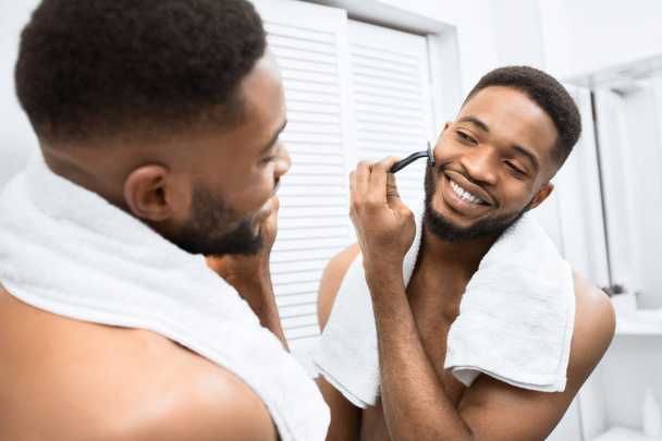 Mans Morning Care concept - Foto, afbeelding