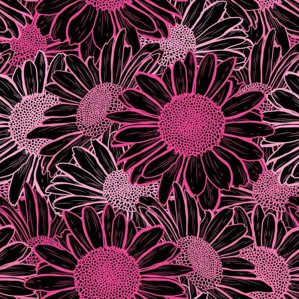 floral seamless pattern - Vektör, Görsel