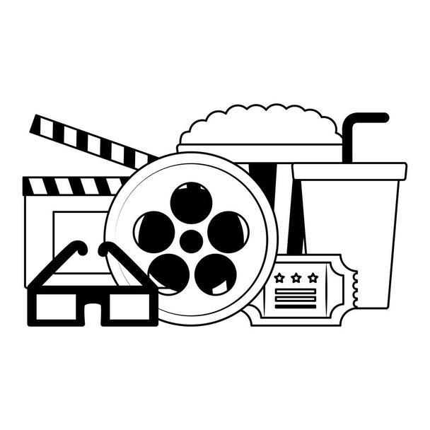 Filmkinodesign - Vektor, Bild