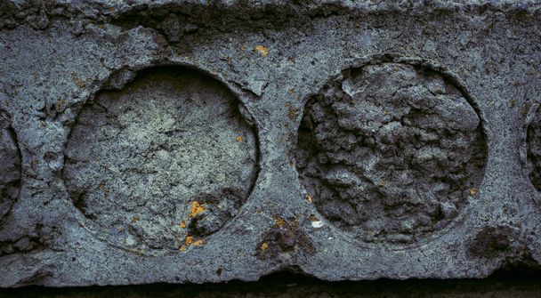 Struktura staré betonové kamenné desky s trhlinami nepravidelné - Fotografie, Obrázek