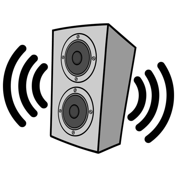 Haut-parleurs sans fil - Illustration vectorielle des Haut-parleurs sans fil
. - Vecteur, image