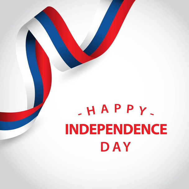 Happy Independent Day Vector Template Design Illustration - Διάνυσμα, εικόνα