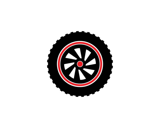 tire,wheels of automotive icon logo vectortemplate - Vector, Image