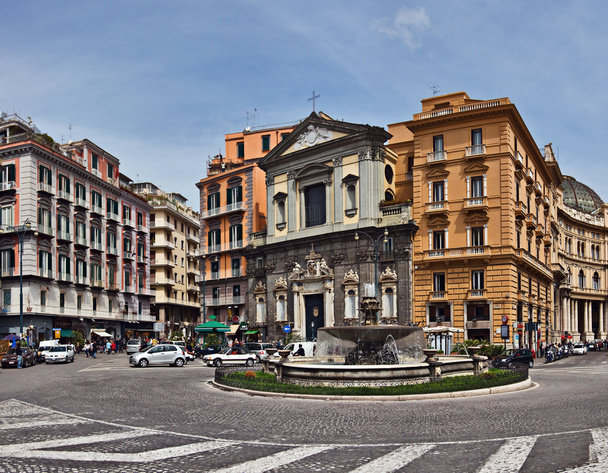 Piazza trieste e trento, Neapol - Zdjęcie, obraz